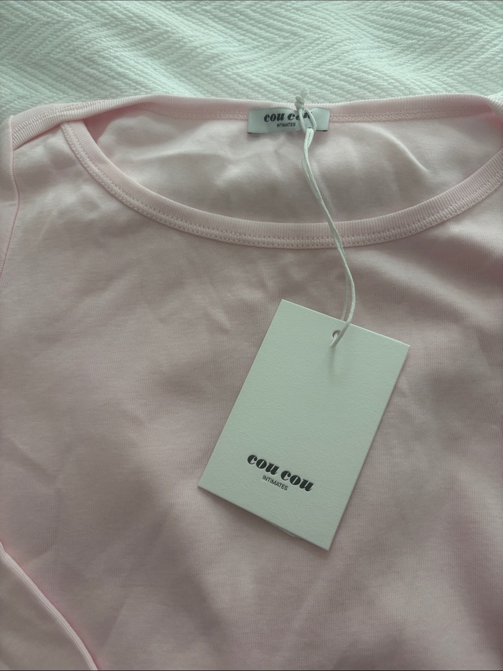 NWT cou cou intimates long sleeve tee - Picture 2 of 3